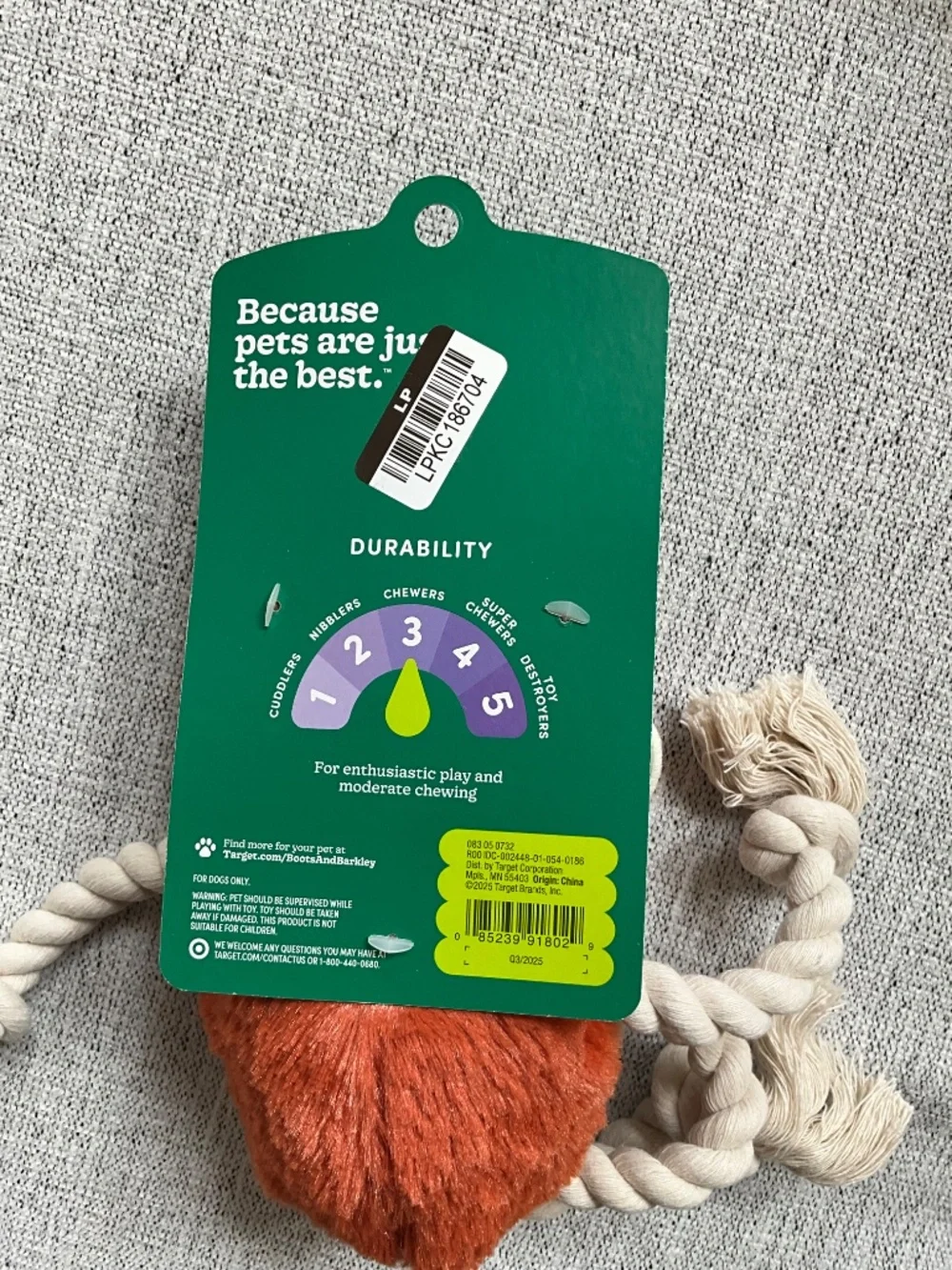 5 dog toys